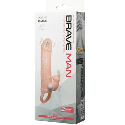 BAILE - COPERTURA PENE UOMO CORAGGIOSO CON CONIGLIO E CARNE DOPPIO MOTORE 16.5 CM