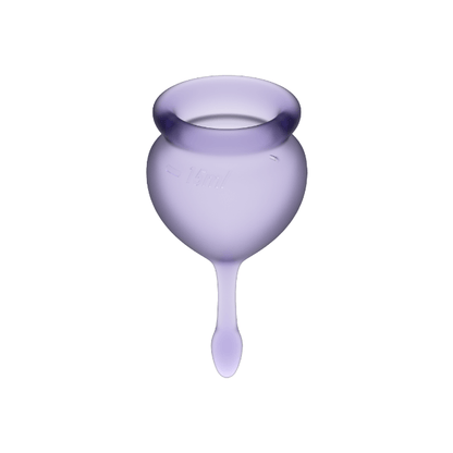 SATISFYER - COPPA MESTRUALE FEEL GOOD VIOLA 15 + 20 ML