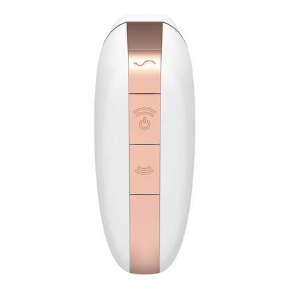 SATISFYER - STIMOLATORE E VIBRATORE TRIANGOLO LOVE BIANCO