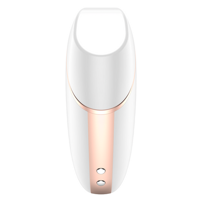 SATISFYER - STIMOLATORE E VIBRATORE TRIANGOLO LOVE BIANCO