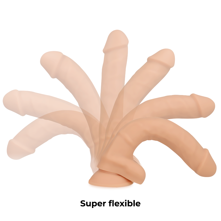 COCK MILLER - DILDO REALISTICO IN SILICONE DENSITÀ ARTICOLABILE FLESH 18 CM