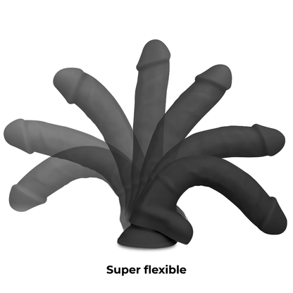 COCK MILLER - DILDO REALISTICO IN SILICONE DENSITÀ ARTICOLABILE NERO 19,5 CM